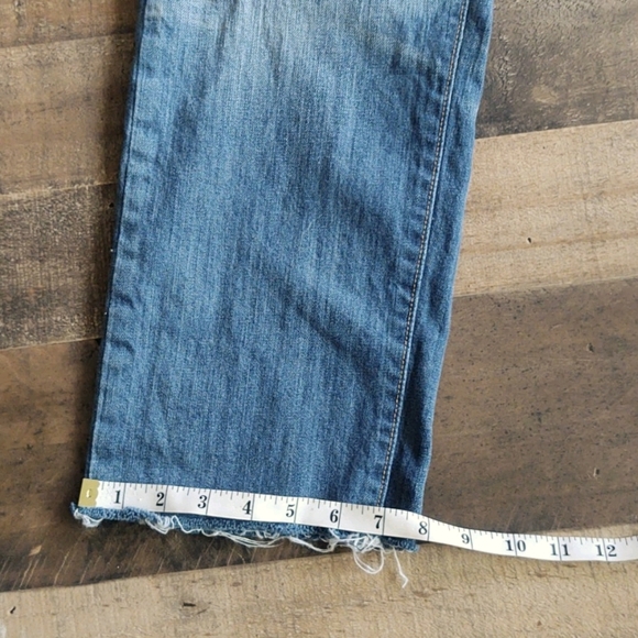 Levi's 508 distressed raw hem jeans size 34×32 - Picture 10 of 14